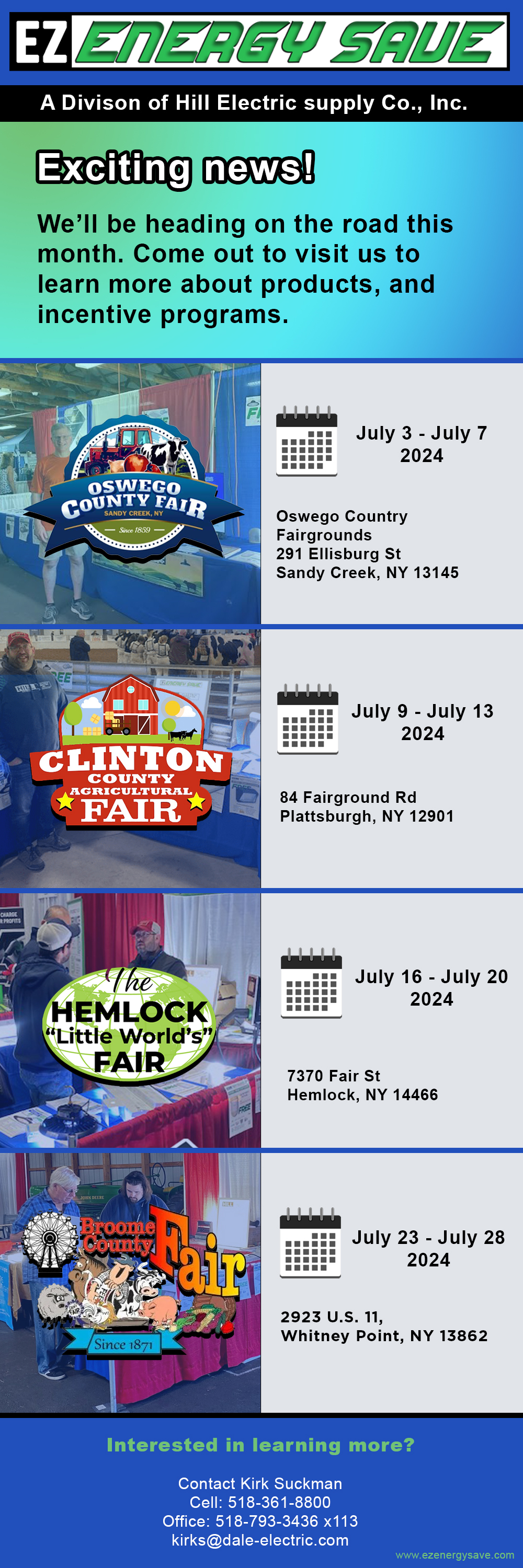 EZ Energy Save July 2024 Events